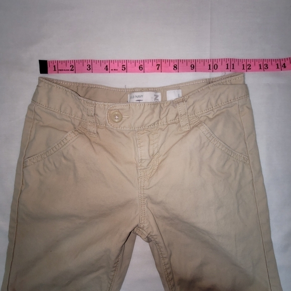 Old Navy Khaki Snap Closure Girls Shorts Size 8 - Picture 12 of 14
